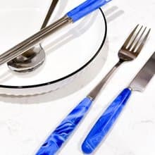 【全人手制作】流體餐具 一套四件