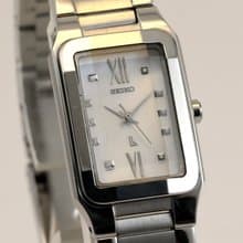 SEIKO LUKIA 女性用腕時計 クォーツ SSVY019 19.5mm ホワイトシェル  Ref.1N01-0CD0 手錶 古董錶