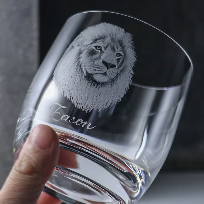 395cc 上海【Lucaris】獅 Lion威士忌水晶杯 雄獅 獅子座