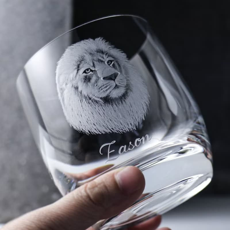395cc 上海【Lucaris】獅 Lion威士忌水晶杯 雄獅 獅子座