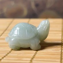 【吉祥‧長壽】飄花翡翠烏龜 | 天然緬甸A貨翡翠 | 送禮