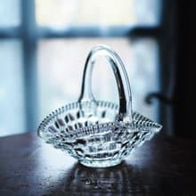 20世紀中期 奧地利 壓制 玻璃籃子