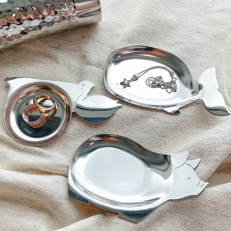 日本【SALUS 佐藤金屬】不鏽鋼動物造型小托盤 (3款)