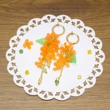 桂花耳環【月中花】