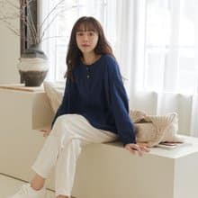 UMORFIL膠原蛋白透氣唯美小澎袖上衣-共3色