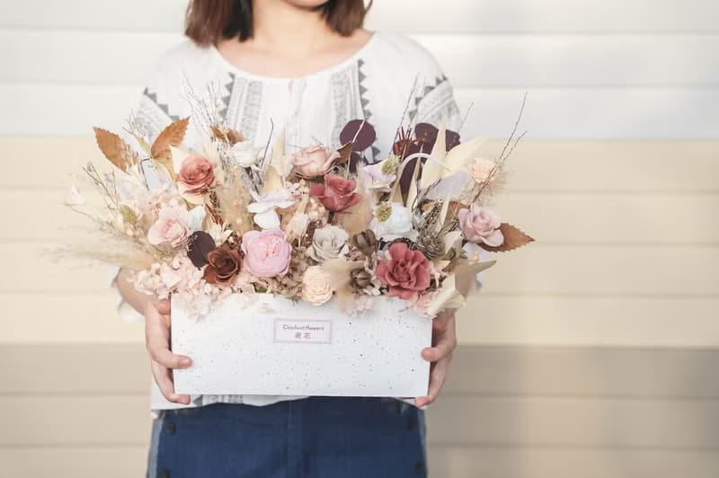 【竒花】大器澎湃永生乾燥盆花 開幕 喬遷 升遷