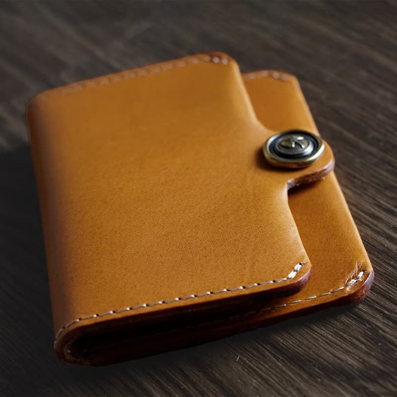 高級牛皮卡片夾 迷你錢包 輕巧短夾 男女適用 零錢包 禮物