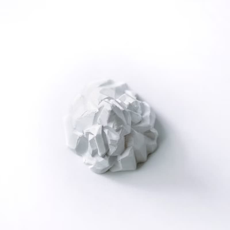 (預購) 白灰漸層系列 |  冰山 水泥擴香石 戒指架 室內擺飾