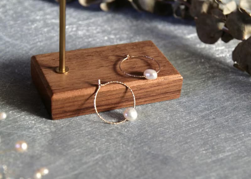 自在從容 珍珠耳環 閃亮圈圈 輕盈纖細