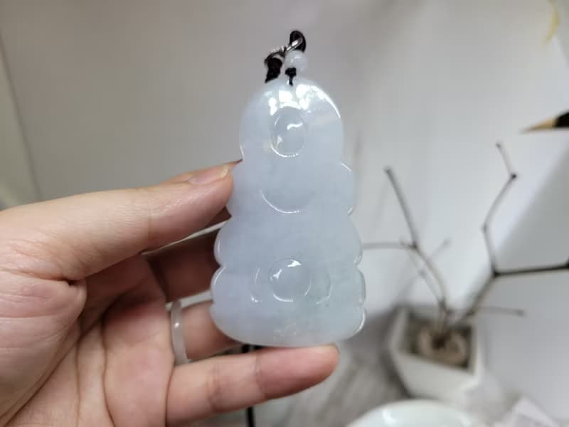 【親翠】天然翡翠 觀音的眼淚大度母項鍊 佛系 畢業禮物