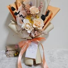 皎月有花 永生花花束 晨曦蜜語