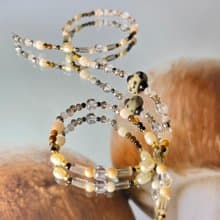 Fruit & Vegetable Collection - 027 Mushroom Gemstone Necklace