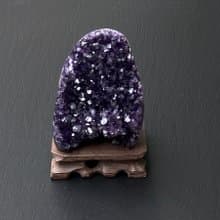 招財開運 -天然原礦頂級帝王紫晶腰帶紫晶花鎮 紫水晶 快速出貨