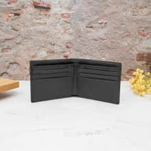 8卡位-馬鬃紋-極簡牛皮短夾28805(黑色)