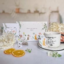 【8折禮盒】| 大衛煮愛 | 森喵茶茶禮盒 Vol 2.0 | 手繪貓咪茶標
