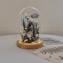 Rosemary靜靜的守護(原木夜燈)永生花/情人節/生日/畢業禮物