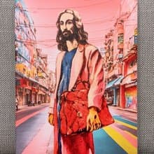 Jesus Fashion 時尚耶穌 掛畫 基督教 送禮 禮物 蘇妃藝術