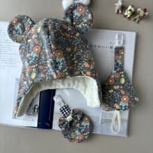 淺灰紫森林系微刷毛款  新生兒禮盒(贈禮盒)