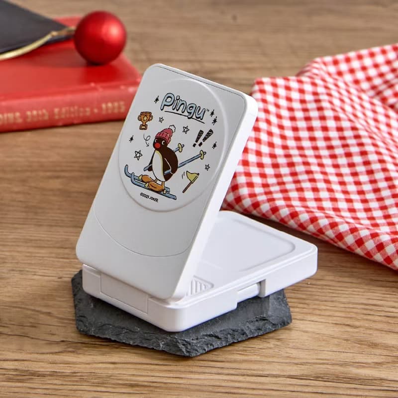 PINGU滑雪22.5W折疊式三合一Qi2磁吸支架無線充電器