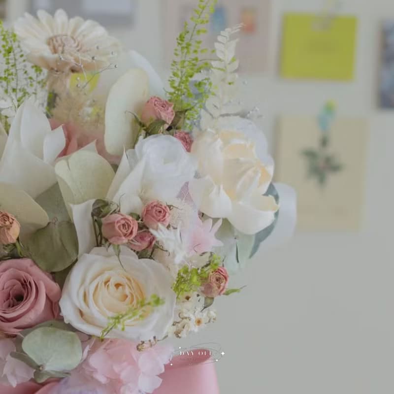 DAY OFF 分束捧花 永生花花捧花 結婚捧花 乾燥捧花 婚禮 結婚