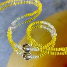 Fruit & Vegetable Collection - 014 Mango Crystal Necklace