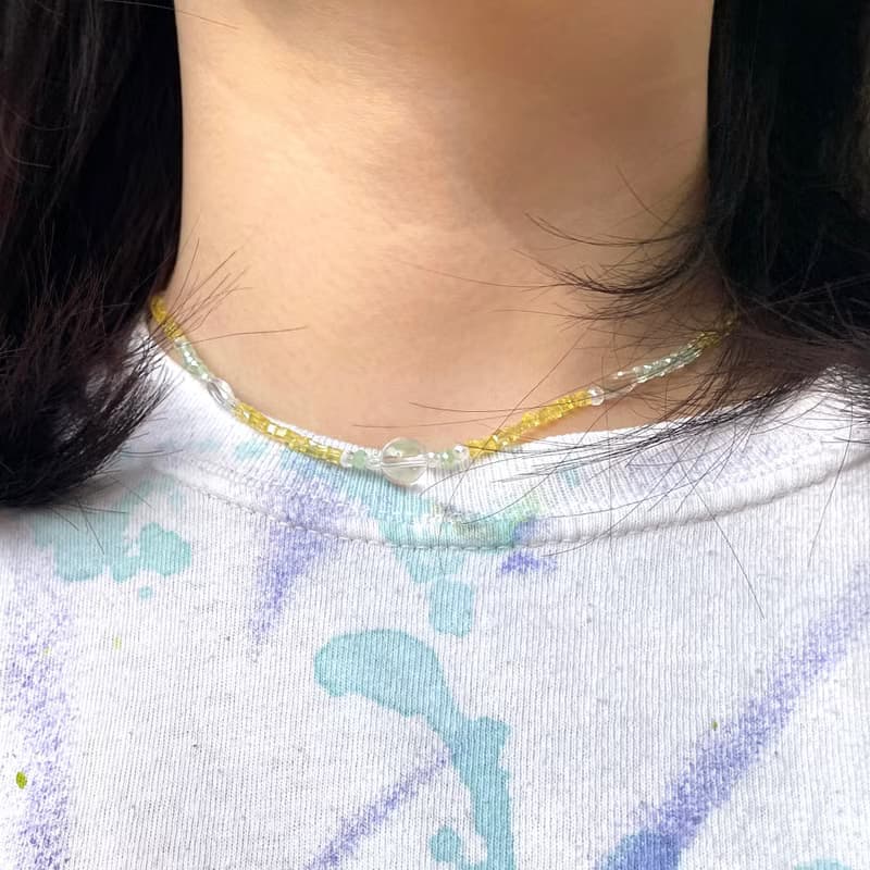 Fruit & Vegetable Collection - 014 Mango Crystal Necklace