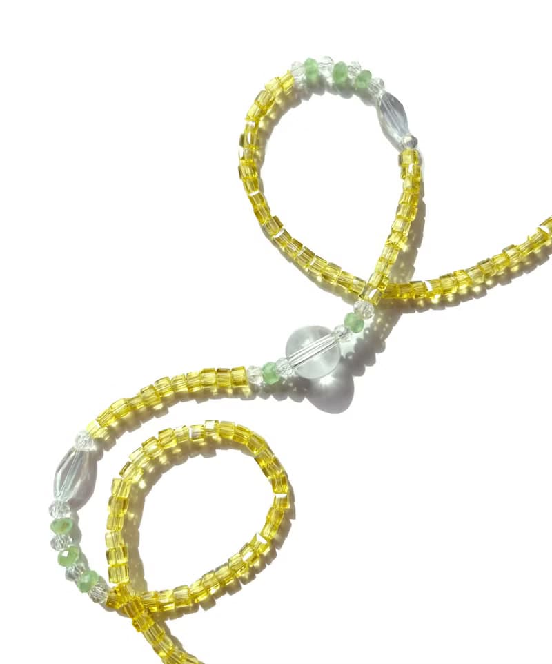 Fruit & Vegetable Collection - 014 Mango Crystal Necklace