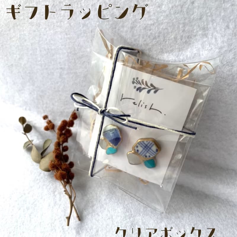 大人 ホワイト 美濃焼 タイル ピアス イヤリング ノンホールピアス シンプル 小ぶり 小さい 和モダン 和 白 美濃焼き 美濃焼タイル 美濃焼きタイル