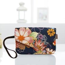 信封式手拿包  防潑水 平織緹花 賞夜菊