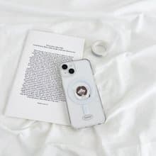 JIN CHA GOD-Magsafe磁吸手機殼 耶穌手繪款/十字架/love/手機殼