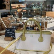 韓國 The Ally | AMY/MINI AMY BAG (附小袋) | 黃色 |帆布斜背包