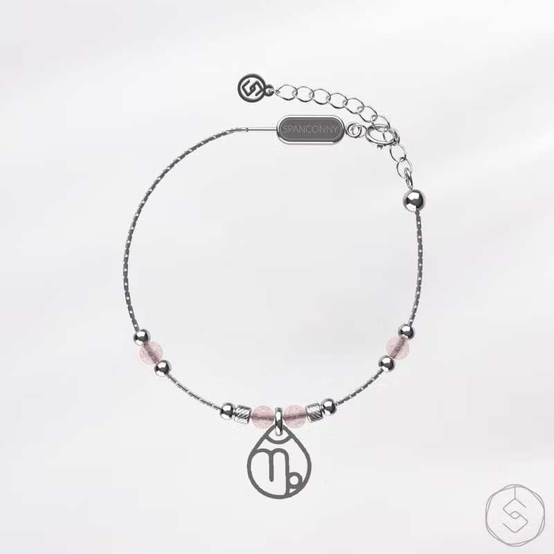 專屬星座 | 海藍寶 草莓晶 黃水晶 | 天然水晶手鍊 (CONNY系列)