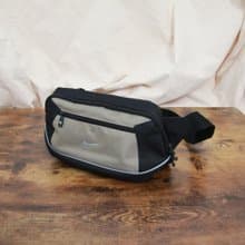 Back to Green:: 經典腰包 nike 黑灰拼接 B-01 vintage bag