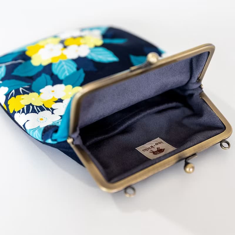 縦型ポシェットがま口 すずはな 【 日本製 】