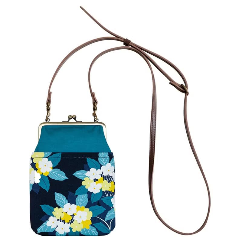 縦型ポシェットがま口 すずはな 【 日本製 】