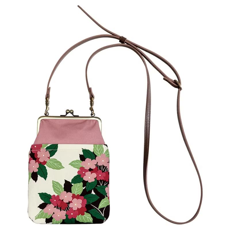 縦型ポシェットがま口 すずはな 【 日本製 】