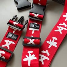 【快速出貨】手工印刷平安行李箱束帶