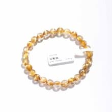 金鈦晶手鍊 | 金髮晶招財事業運 | 一物一圖 | 天然水晶手鏈