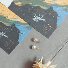 swarovski 迷你珍珠 無痛貼耳夾 / 經典白