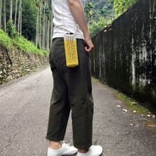 直筒水壺專用 水壺長背袋 香蕉配色