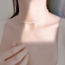 幸せと希望を象徴する妖精の石 2way オパールのチョーカーネックレスとブレスレット兼用タイプ 10月誕生石