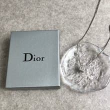 【 日本直送　名牌中古包 】Christian Dior クリスチャン ディオール ネックレス シルバー CD キューブ vintage オールド aurwmg