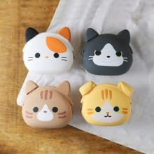 mimi POCHI Friends 三色貓 虎斑貓 賓士貓 折耳貓 矽膠口金包