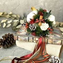 l 聖誕香氛花球 l *聖誕節*Christmas*裝飾*不凋花*永生花*