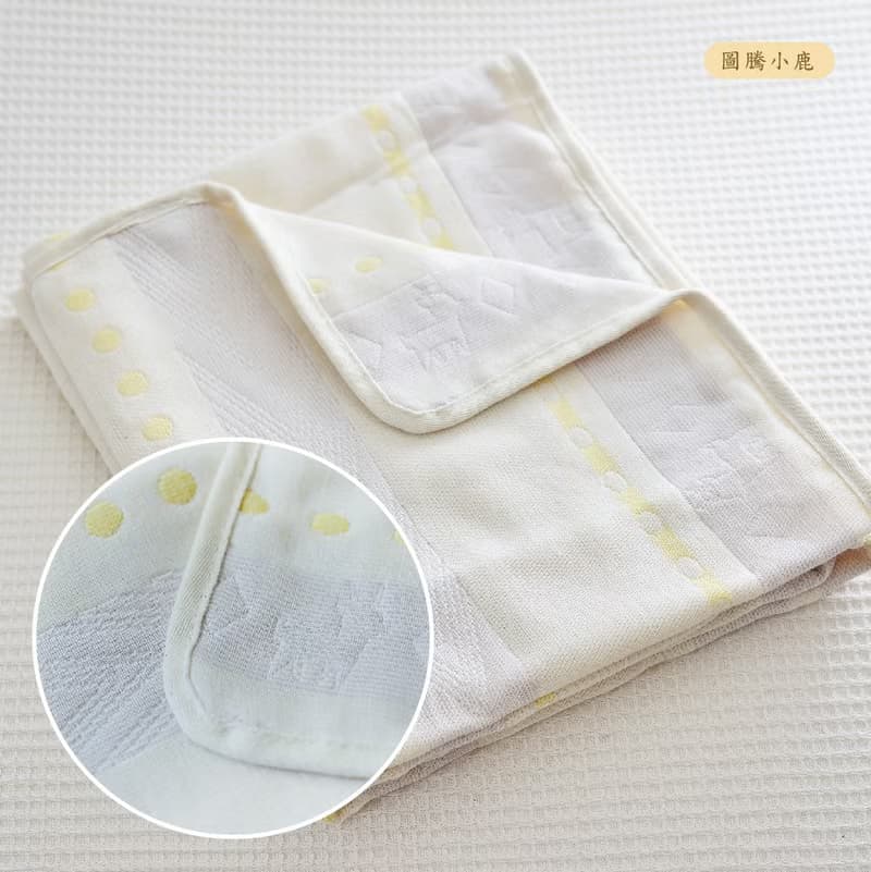 4重紗舒眠呼呼睡蓋毯75x100cm幼兒園午睡被寶寶蓋毯 OPP袋包裝