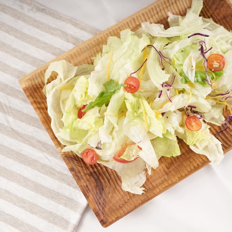 天然柚木厚底方型托盤-條紋款│34CM不上漆原木製 露營野餐