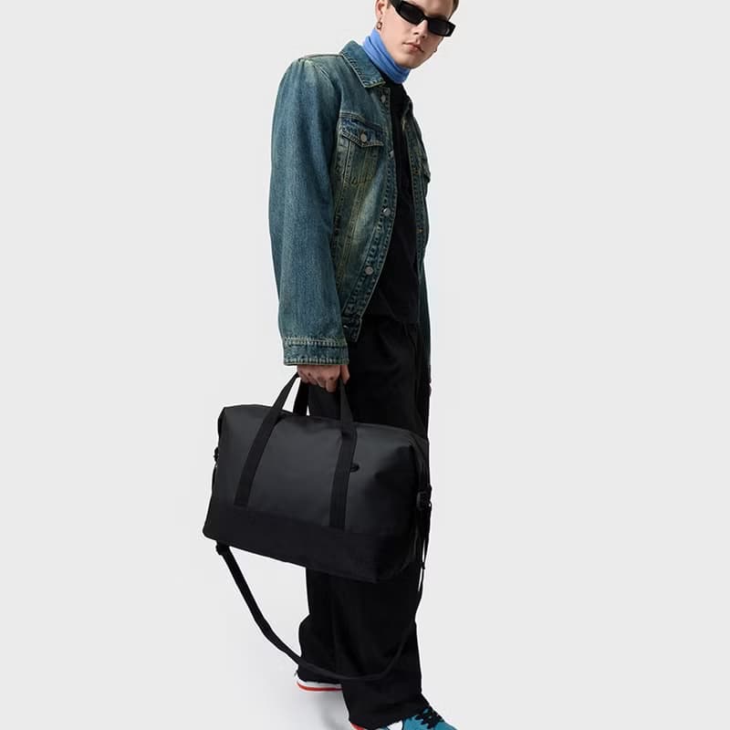 Gaston Luga Dash Duffel 休閒行李袋-經典黑【現貨】