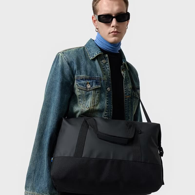 Gaston Luga Dash Duffel 休閒行李袋-經典黑【現貨】