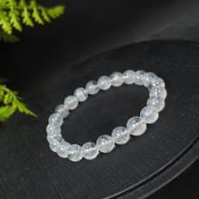 天然藍針水晶手釧 冰透天使之翼異象水晶手環 提升脈輪能量 信心