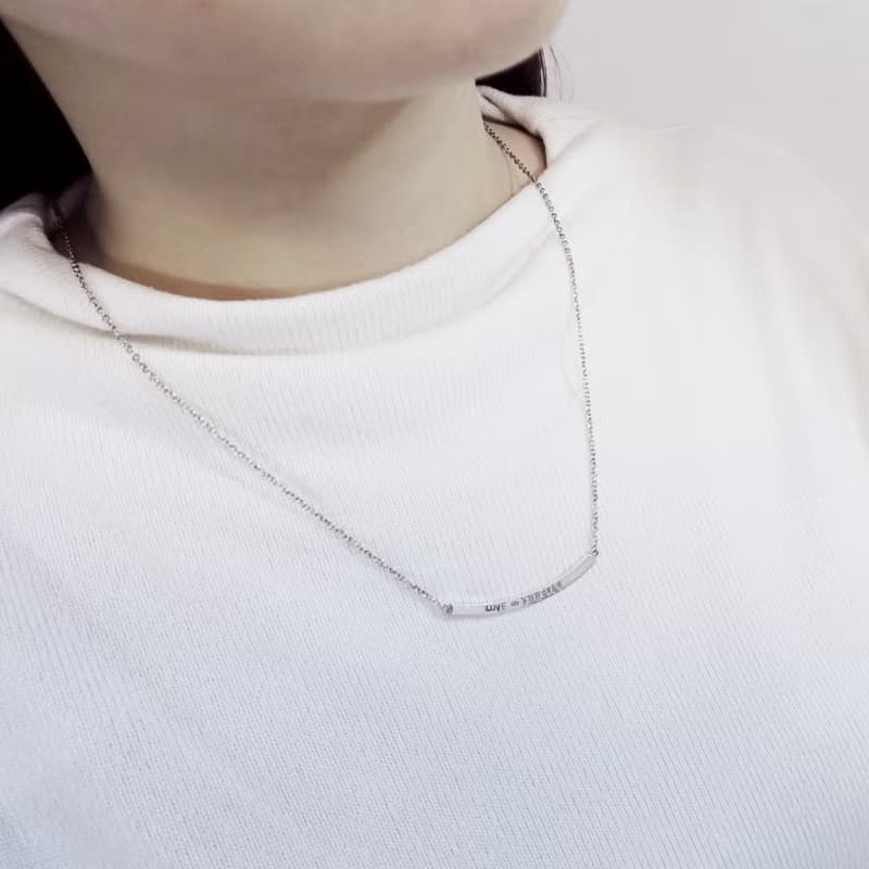 【體驗】極簡微笑 純銀項鍊 銀飾體驗課 ART64永和店 銀飾手作 文化幣